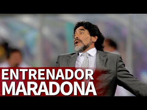 ¿Cuáles fueron los equipos que Diego Maradona dirigió como entrenador?